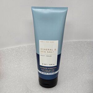 Bath & Body Works Mineral & Sea Salt Body Cream Shea Butter & Hyaluronic Acid